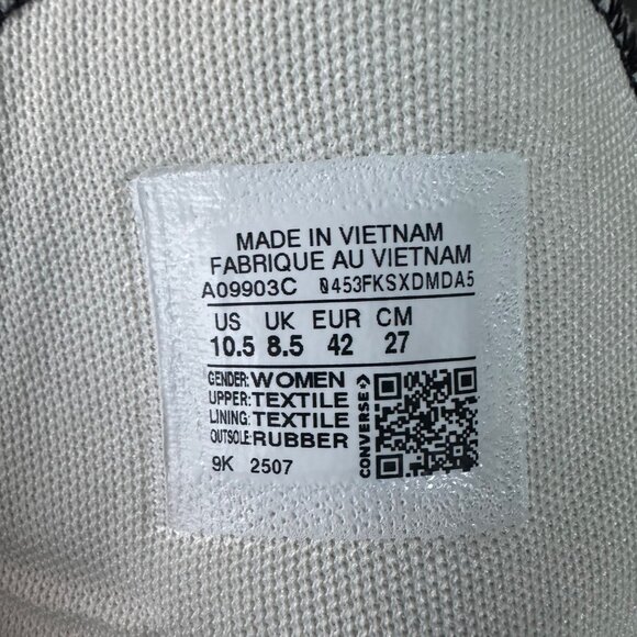 ⭐Converse Chuck Taylor All Star Lift Platform Hi Large Stars 10.5 Shoes A09903C⭐ - Picture 9 of 10